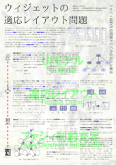 A thumbnail of the poster of 'ウィジェットの適応レイアウト問題'